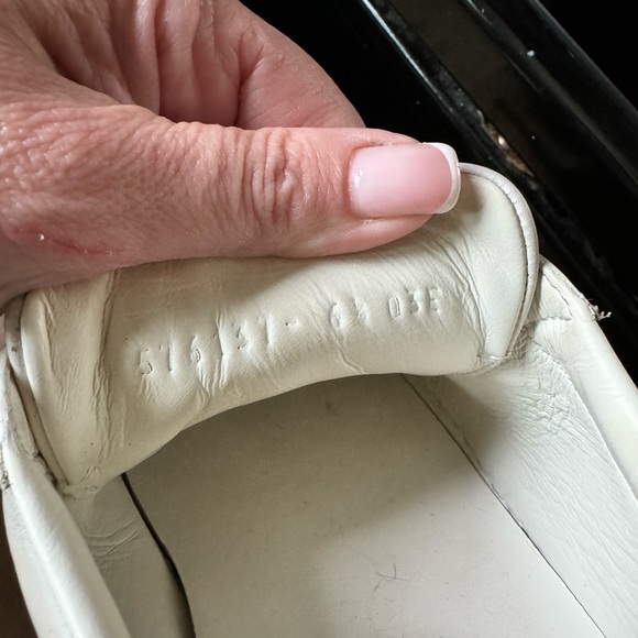 Gucci Aces Blade Print Low Off White Distressed Sneakers Size 6.5 - Picture 11 of 12